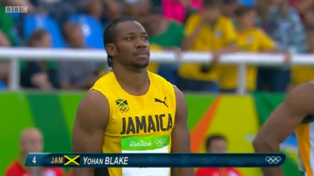 Yohan Blake qualifies for the men's 100m semi finals in Rio